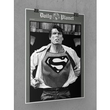 Superman Poster 60X90CM Afiş - Kalın Poster Kağıdı Dijital Baskı