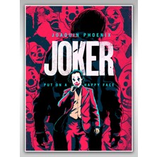 Joker Poster 45X60CM Afiş - Kalın Poster Kağıdı Dijital Baskı