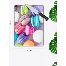 Glassium Home Decoration Makaronlar Cam Kesme Tablası