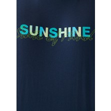 Mavi Erkek Sunshine Baskılı Lacivert Tişört 0610407-70490