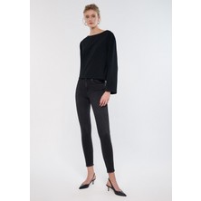 Mavi Kadın Tess Duman Gri Gold Luxury Jean Pantolon 100328-31910