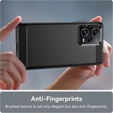 Microcase Xiaomi Redmi Note 12  Global-Brushed Carbon Fiber Silikon Kılıf - Siyah AL3332