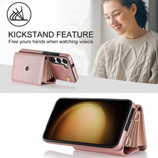 Zsunsky Galaxy S23 5g Için Pu Kılıfı - Pembe (Yurt Dışından)