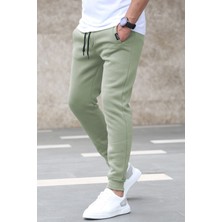 Madmext Mint Yeşili Basic Eşofman 4210 Erkek Slim Fit Pamuk Malzeme Sezonsuz Rahat Kullanım
