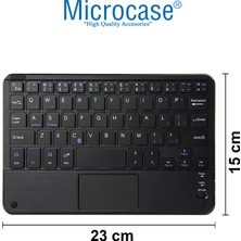 Microcase Samsung Galaxy Tab S7 Fe T733 12.4 Inch Bluetooth Touchpad Klavye+Mouse+Standlı Kılıf Bkk7