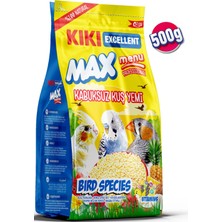 Kıkı Excellent Kuş Max Menu Bird Species Kabuksuz Kuş Yemi 400 Gr. KB305