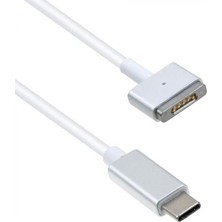 Coofbe Super Şarj 60W 1.8mt Magsafe 2 Macbook Pro Şarj Kablosu Macbook Air Şarj Kablosu Type C Şarj