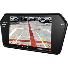 Jameson Elektro Master Araç Içi Aynalık 7inç Monitör + Kamera (Usb-Multimedia) Full