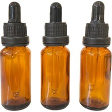 Hüdaverdi Arıcılık Propolis Şişesi 20 cc Cam Pipetli Plastik Kapaklı 20 Adet