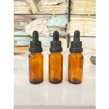 Hüdaverdi Arıcılık Propolis Şişesi 20 cc Cam Pipetli Plastik Kapaklı 20 Adet