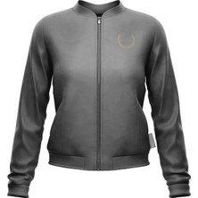 Raru Fermuarlı Sweatshirt Medusa Gri
