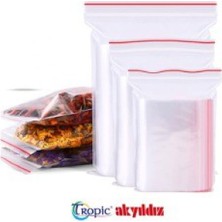 Yakutsan  Tropic 5 Paket Kilitli Naylon  Torba  17X23  Kilitli Poşet (300LÜ)