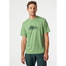 Helly Hansen Tech Graphic - Jade Erkek T-Shirt