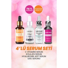 Loxxun C Vitamin Serum +  Serum + Hyaluronik Asit Serum + Leke Serum