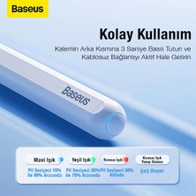 Baseus 125MAH Yedek Başlık Kablosuz Şarjlı iPad Dokunmatik Kalem iPad Mini 6 Kalem Tablet Çizim Kalemi