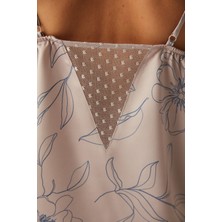 Penti Lila Emmy Saten Atlet Pijama Üstü