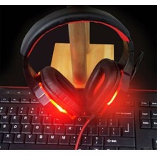 Asaf E-Ticaret Ultra Hd Ses Kaliteli Mikrofonlu Oyuncu Kulaklığı, Gaming Kulaklık, Işıklı Kulaklık,gaming Headphone