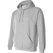 Shaco Design Gri Kapüşonlu Sweatshirt