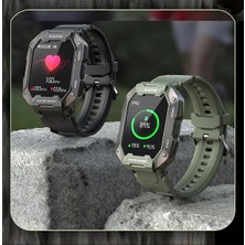 Şıktek Tank Watch C20  Kaya Sağlamlığında Akıllı Saat Sporcu, Izci-Dağcı-Askeri Saat, Su Geçirmez+Kordon