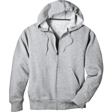 Shaco Design Gri Kapüşonlu Hırka