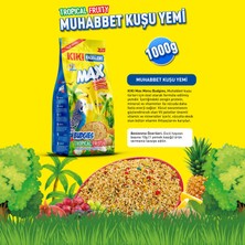 Kıkı Excellent Kuş Max Menu Budgies Tropical Fruity Tropikal Meyveli Muhabbet Kuşu Yemi 1000 Gr. KB312