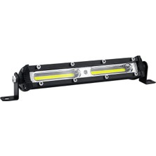 Hubstein 18W Cob Bar 180MM LED Off Road 12/24V Su Geçirmez Spot Tekne Çalışma Lambası Sisfarları