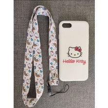 Iphone 7 / Iphone 8 / Iphone Se 2020 Hello Kitty Telefon Boyun Askılı Set