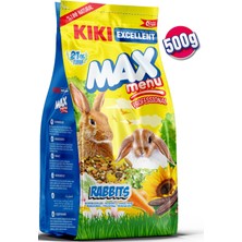 Kıkı Excellent Kemirgen Max Menu Rabbits Tavşan Yemi 500 Gr. KG301