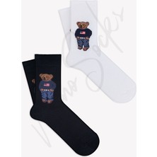 Mono Socks 4'lü Teddy Bear Çorap