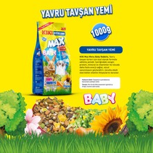 Kıkı Excellent Kemirgen Max Menu Baby Rabbits Yavru Tavşan Yemi 1000 Gr. KG304