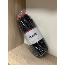 Clasy Ranforce Lastikli Çarşaf Seti Çift Kişilik Siyah