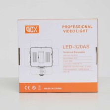 Gdx Pro LED 320AS Bataryalı 2'li Sürekli LED Işık Seti