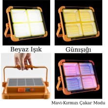 N&d Lighting Forlife 120WATT Solar Çok Fonksiyonlu Seyyar Mobil Projektör (Ayaklı)