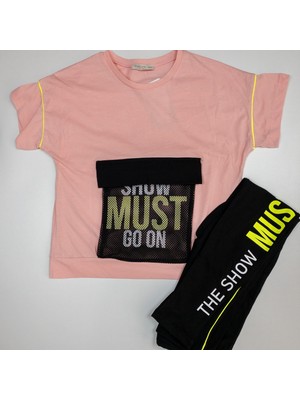 Via Girls Kız Çocuk Show Must Go On Baskılı Takım