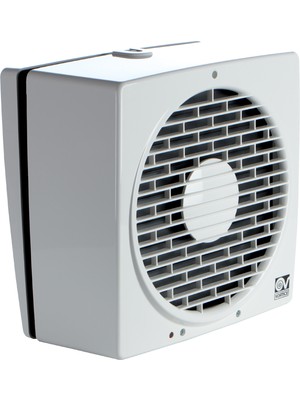 Vortice Vario 230/9" Ar-Ll-S Fan - CR5N Hız Anahtarı Dahil - Duvara ve Cama Kolay Montaj - Otomatik Panjur - 43,6 Db (A) Ses Basınç Seviyesi