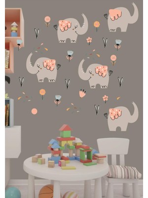 Lizpo Decor Sevimli Filler Çocuk Odası Duvar Sticker Dekorasyon