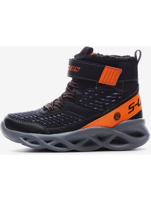 Skechers Büyük Erkek Çocuk Siyah Işıklı Bot
