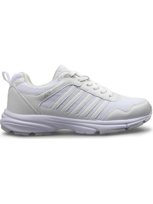 M.P. Erkek Bağcıklı Beyaz Koşu Ayakkabı 231-6803MR 650