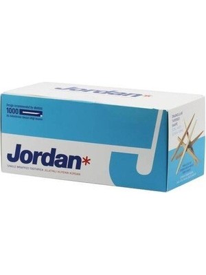 Jordan Hijyenik Kürdan 1000 Adet Jelatin Ambalajda Lüks Kullanım İçin Tasarlanmış