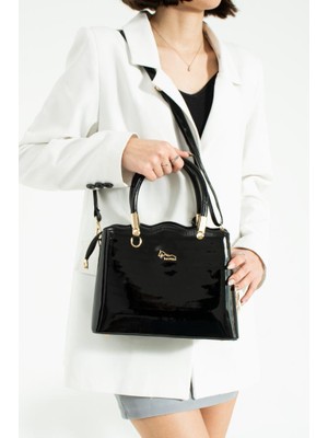 Impolo Nadia Rugan Kadın Omuz ve Kol Çantası 21X29 Ebatında