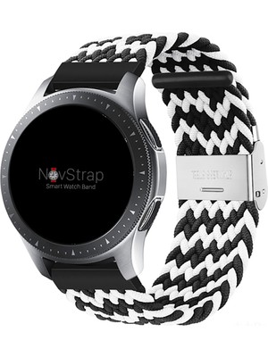Novstrap Huawei Watch Gt3 Pro 46MM ile Uyumlu Kordon Kayış (22MM) Flexible Elastik Örgü Kayış