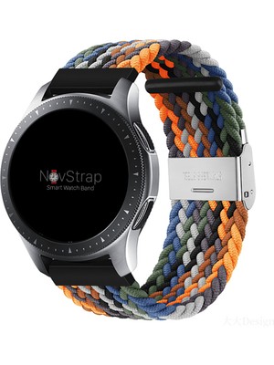 Novstrap Huawei Watch Gt3 Se ile Uyumlu Kordon Kayış (22MM) Flexible Elastik Örgü Kayış