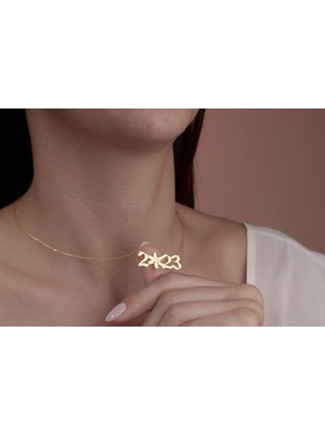 Nida Jewelry 925 Ayar Gümüş Yıl Kar Tanesi Kolye