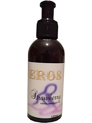 Eros Çilek Aromalı Masaj Yağı 120ML / Strawberry Massage Oil