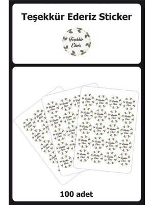 Lizpo Decor Thank You Sticker Etiket 13