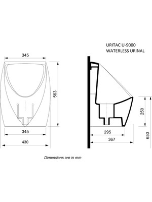 Uritac URITACU9000 Susuz Pisuvar