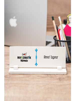 Hediye Dükkanı Matematik Mühendisine Hediye Taş Masa Isimliği