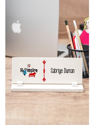 Hediye Dükkanı Hemşireye Hediye Taş Masa Isimliği