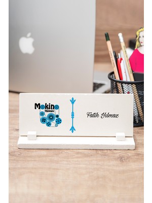 Hediye Dükkanı Makine Mühendisine Hediye Taş Masa Isimliği