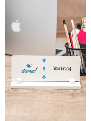 Hediye Dükkanı Memura Hediye Taş Masa Isimliği